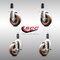 Service Caster 4 Inch 316SS High Temp Glass Filled Nylon 1-3/8 Inch Stem Caster Brake SCC, 2PK SCC-SS316EX20S414-GFNSHT-2-TLB-2-138 - alternate 4